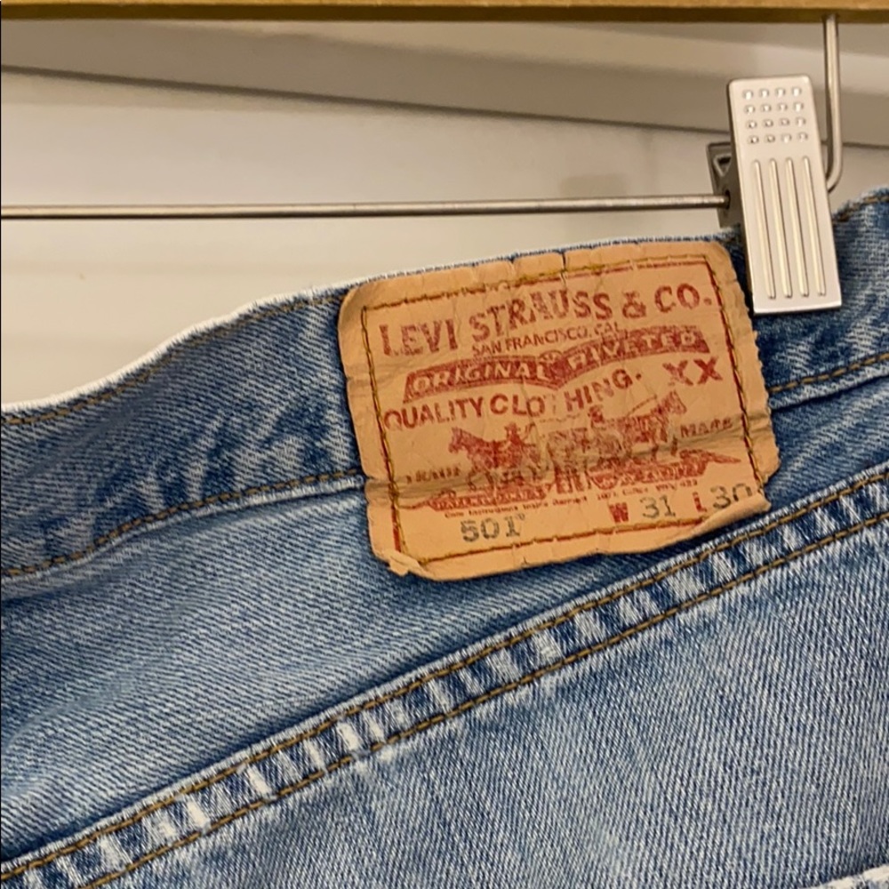 VINTAGE LEVI’S 501 high waisted short size 31 - Picture 5 of 11
